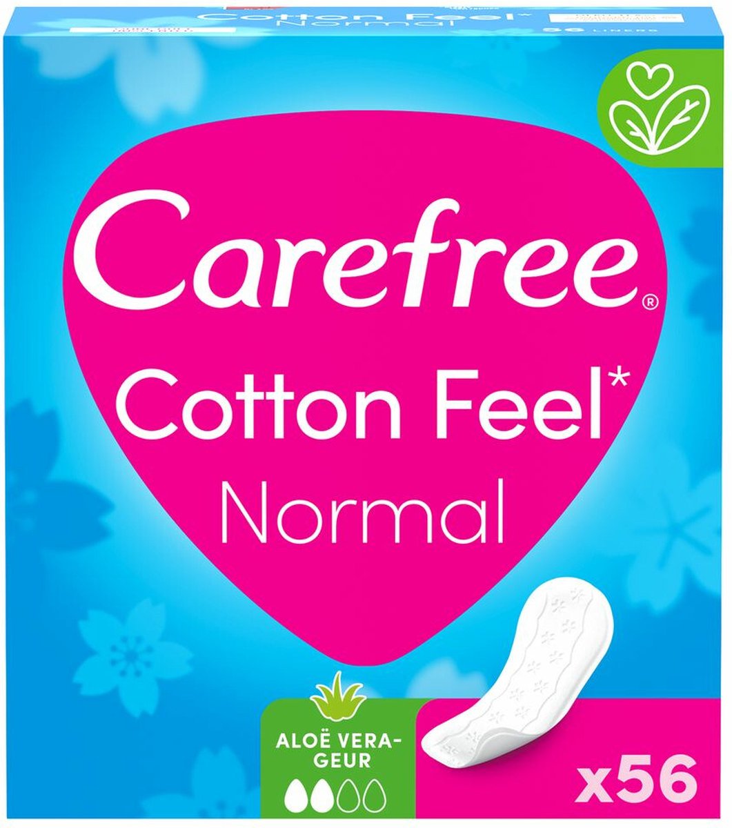 Goedkoopste Carefree Cotton Feel Aloe 56 stuks