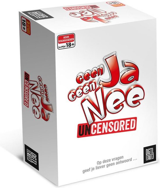 Ontwarren Knikken Verzamelen Geen Ja Geen Nee Uncensored - Kaartspel - Spelletjes voor Volwassenen - 18+  Spel | Games | bol.com