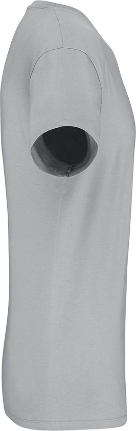 T-shirt gris neige à col rond marque Kariban taille S