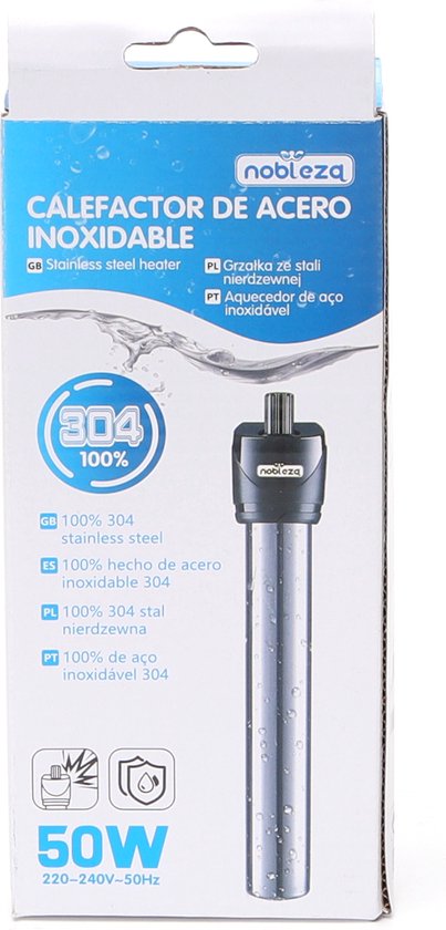 HOSPAOP Aquariumverwarming, 50 W, Verwarmingselement Voor Aquarium Met Thermostaat En Oververhittingsbeveiliging Dompelverwarming Zoet Zeewater Dompelaar 2896613766