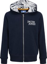 Jack & Jones vest jongens - blauw - JORcrayon - maat 152