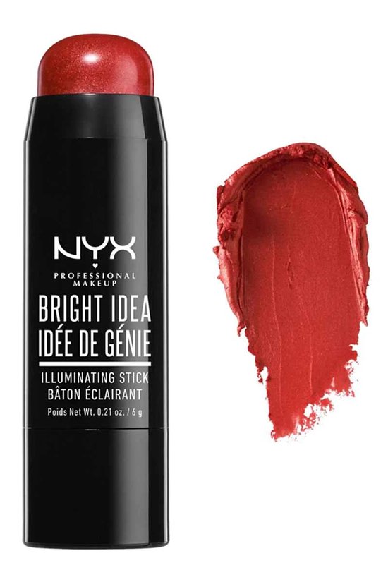 NYX Bright Idea Illuminating Highlighter Stick Brick Red Blaze