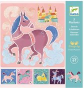 Djeco - Sjablonen Paarden - Design by - 4 tot 7 jaar