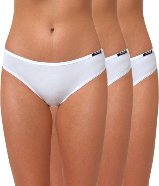 3 slips femme Taille Basse Wit - Taille XL
