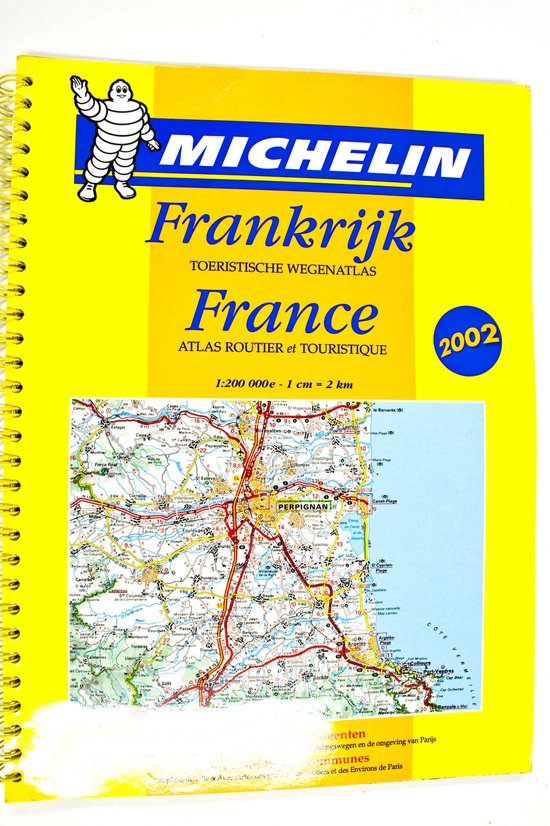 Michelin wegenatlas Frankrijk 2002 spir - cover