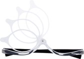 Noci Eyewear KCB604 The Queen Make-Up lunettes +2.00 - Transparent avec branches noires