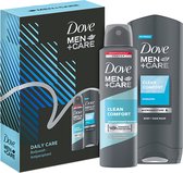 Dove Men + Care Daily Care Cadeauset - Clean Comfort - 250-150 ml