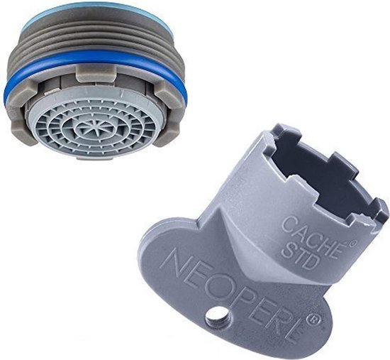 Set met filter en sleutel voor beluchter, universeel, intrekbaar, M24