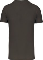 Donkergrijs T-shirt met V-hals merk Kariban maat XL
