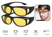 2x PD® - Nachtbril - Nachtbril Auto - Overzetbril - Damen en Heren