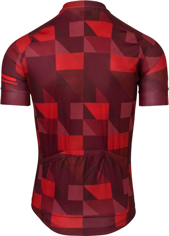 AGU Triangle Stripe Fietsshirt Essential Heren - Rood - S | bol