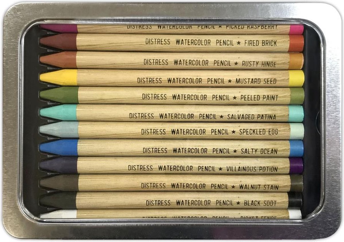 Tim Holtz distress watercolor pencils set 1 - waterverfpotloden