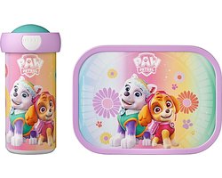 Mepal lunchset (schoolbeker & lunchbox) Campus - 300 + 750 ml - Broodtrommel en Drinkbeker voor kinderen - Bento box - Schoolbeker - Paw Patrol Girls