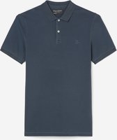 Marc O'Polo shaped fit polo - heren poloshirt - donkerblauw - Maat: M