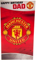 Carte d'anniversaire Manchester United papa