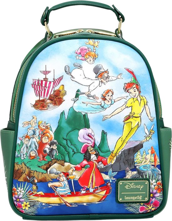 Disney Loungefly Sac à Dos Peter Pan Personnages