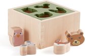 Kids Concept vormenstoof met 4 dieren Edvin