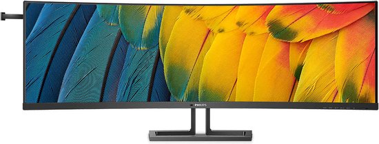 Ecran ordinateur incurvé QLED 49 Samsung ViewFinity S49A950UIP, 124,5 cm  (49), 5120 x 1440 pixels, UltraWide Dual Quad HD, QLED, 4 ms, Noir