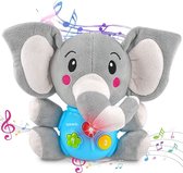 Igoods Speelgoedolifant - Kalmerende Muziek - 6 Maanden - Baby Speelgoed