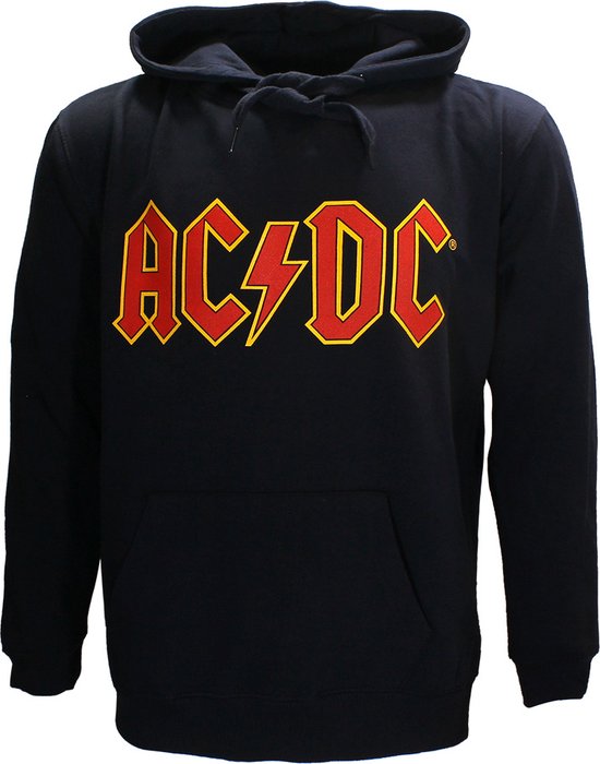 AC/DC Massive Logo Navy Blue Hoodie Sweater Trui - Officiële Merchandise