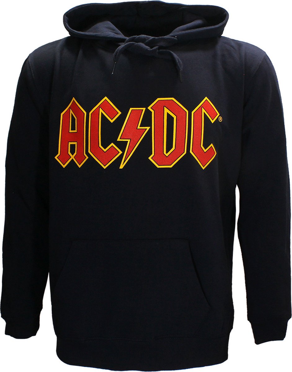 AC/DC Massive Logo Navy Blue Hoodie Sweater Trui - Officiële Merchandise - M