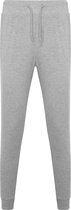 Licht grijze joggingbroek met rechte snit met manchet om enkel model Iria merk Roly maat M