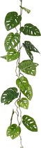 Monkey leaf - kunstplant - slinger - Gatenplant - Monstera - 115 cm lang