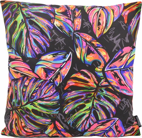 Sierkussen Art Leaves #2 | 45 x 45 cm | Katoen/Polyester
