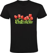 T-shirt Tulipes Homme | tulipe | des fleurs | la nature | herbe | Les Pays-Bas