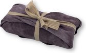 Giftwrappies - Furoshiki - Set van 2 doeken - inpakstof - 30x30 en 50x50 cm - Tie en dye bruin