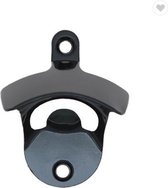 Wand Flesopener I Flesopener Muur I Muurflesopener I Inclusief 2 Schroeven I Zwart