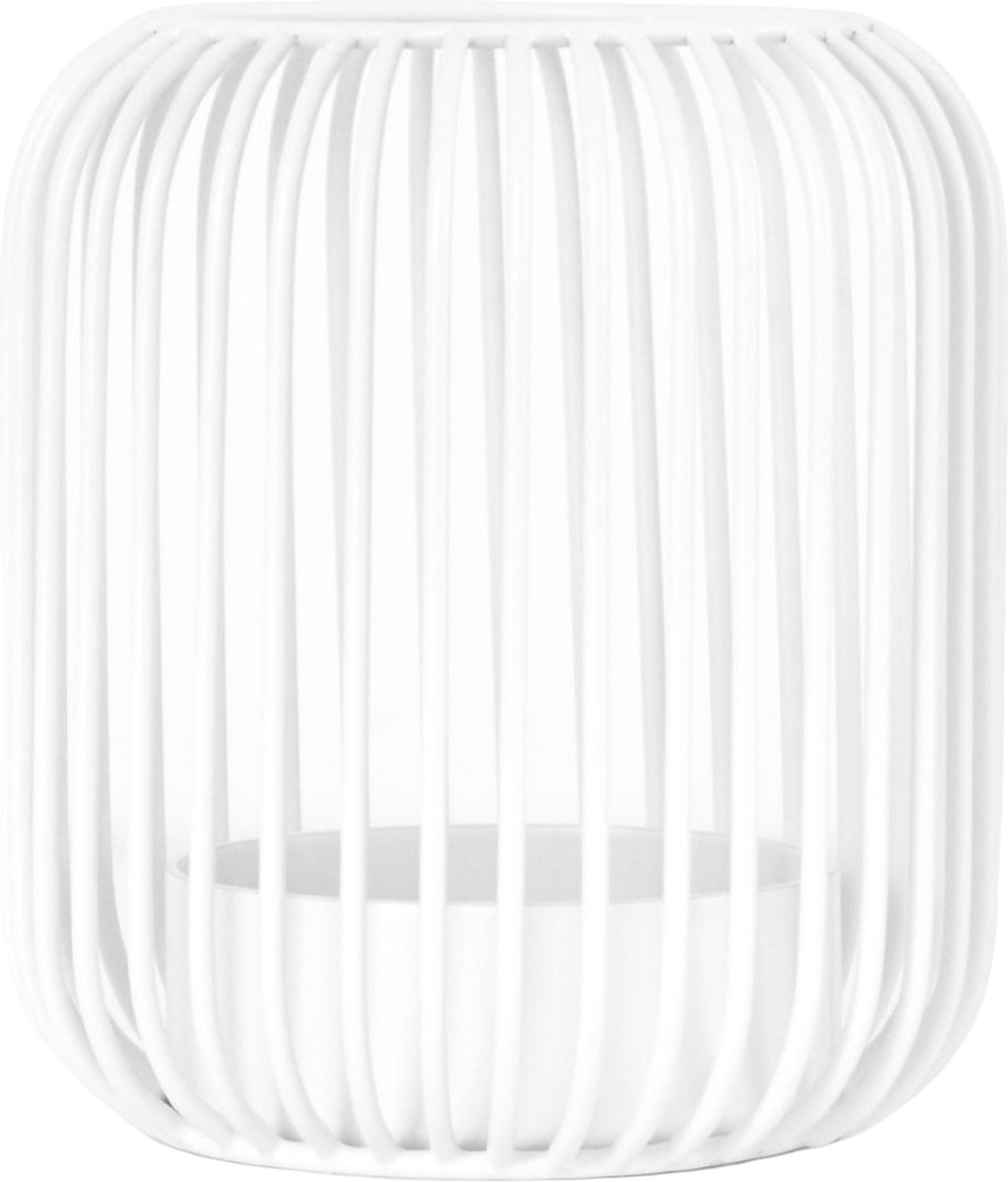 Sin!® Set van 4 theelichthouders & permanente kaars Classic 8cm H 9/12/15/18cm wit - De kaars die niet smelt! Kunststof kaars met theelichtinzet (Made in Germany) theelicht-kaarsoptiek zelfdovend