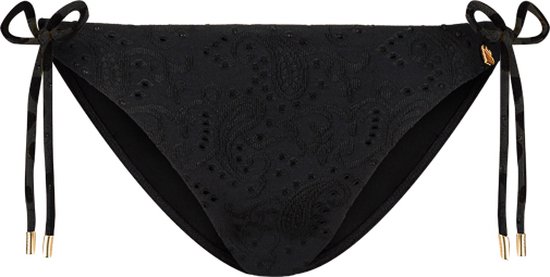 Beachlife Black Embroidery Dames Bikinibroekje - Maat 36