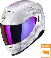 Scorpion Exo-520 Evo Air Melrose Pearl White-Pink L - Maat L - Helm