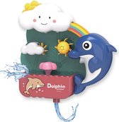 Badspeelgoed – Badspeeltje – Speelgoed voor in Bad – DOLFIJN - Baby Cadeau – Kraam Cadeau – Baby Speelgoed – Peuter Speelgoed - Blauw
