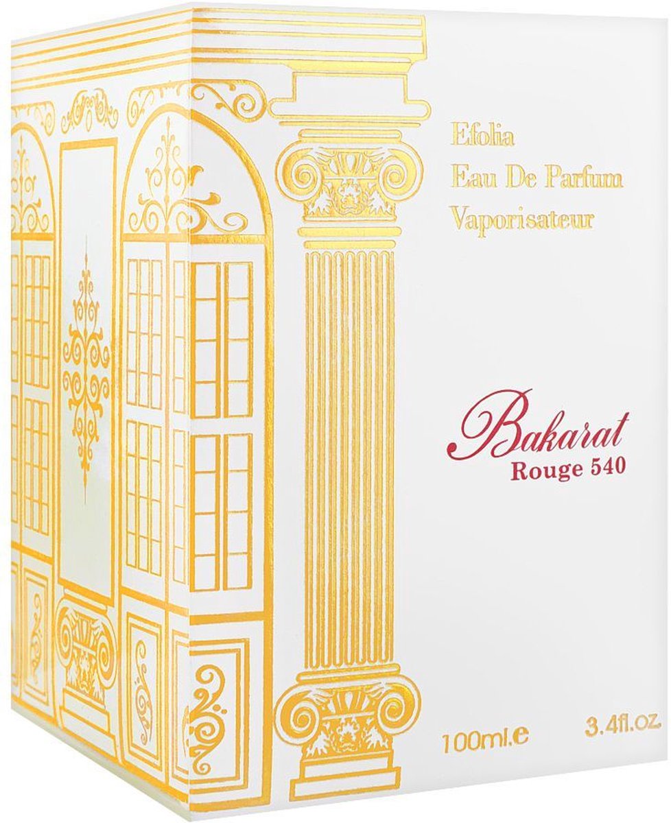 Bakarat Rouge 540 - 100 ML - Eau de Parfum - Efolia - Baccarat Rouge 540 Dupe