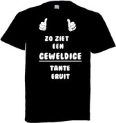 Grappig T-shirt - geweldige tante - neef - nicht - familie - maat 5XL