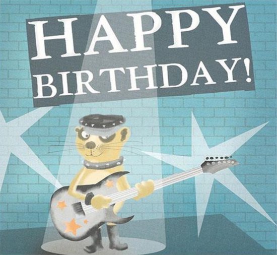Depesche - Pop up muziekkaart met licht en de tekst "Happy Birthday!" - mot. 026