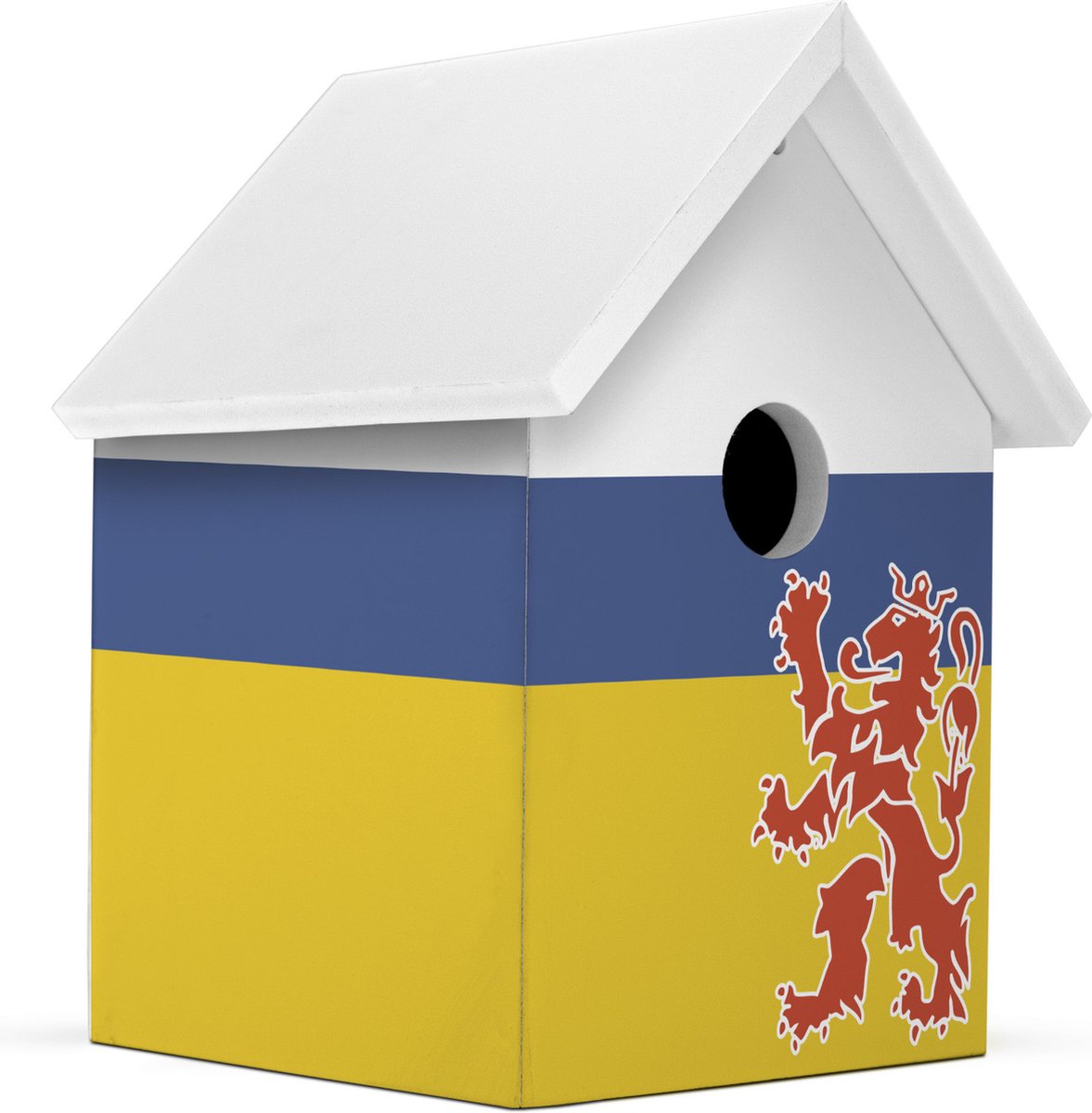 Milieuvriendelijk Vogelhuisje - Provincie Limburg Handgemaakt - L15 x B15 x H20 cm