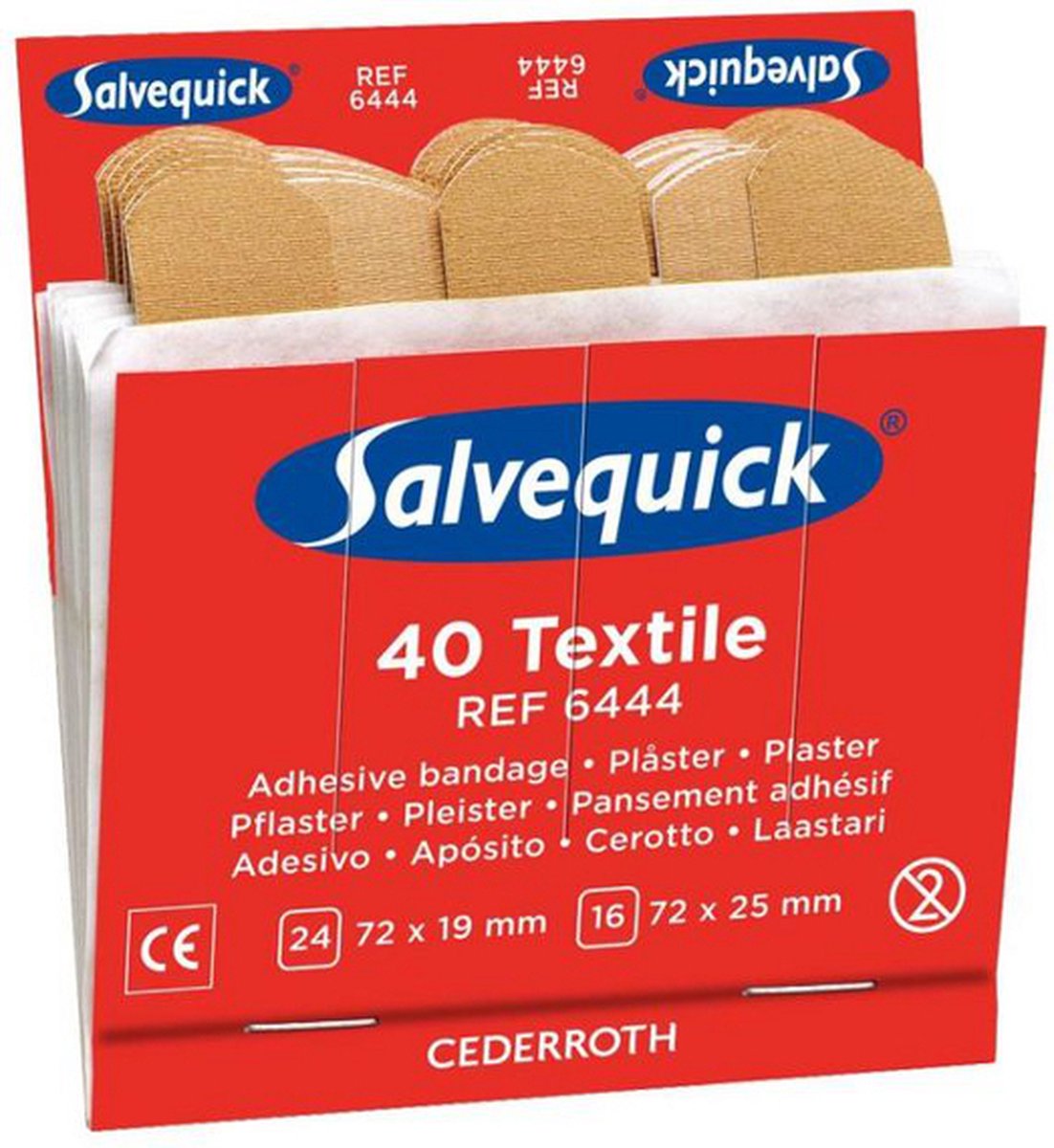 Goedkoopste Salvequick navulling 6444 - textielpleisters