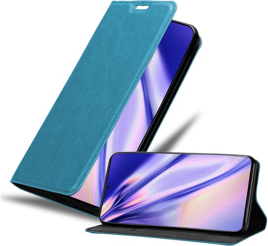 Coque Cadorabo pour Samsung Galaxy S20 ULTRA en PÉTROLE TURQUOISE - Coque de protection avec fermeture magnétique