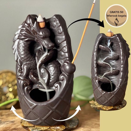 ABOOFAN palmblad aromatherapie brander wierookbrander houder decor wierookhouder van palmblad decoratieve wierookbrander slaapkamer wierook houder woondecoratie Metaal Golden