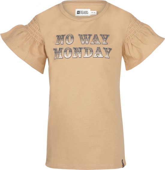 No Way Monday T-GIRLS Meisjes T-shirt - Maat 152