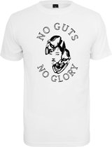 Mister Tee - No Guts No Glory Heren T-shirt - S - Wit