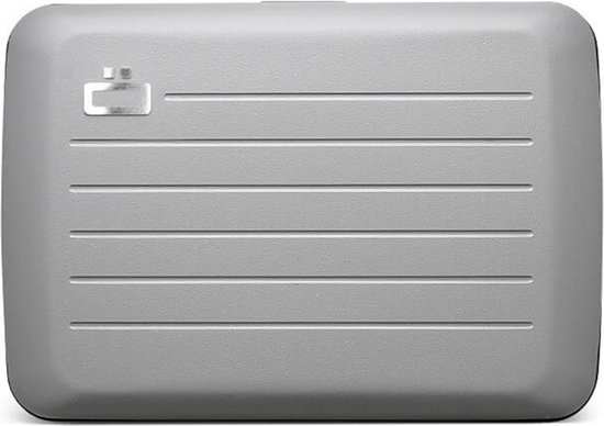 Ogon - Designs Stockholm - Creditcardhouder - Pasjeshouder - V2 - Aluminium - RFID - Mat Grijs