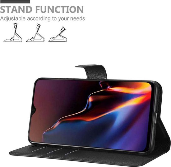 Étui Cadorabo pour OnePlus 7 en PHANTOM BLACK - Étui de protection avec fermeture magnétique