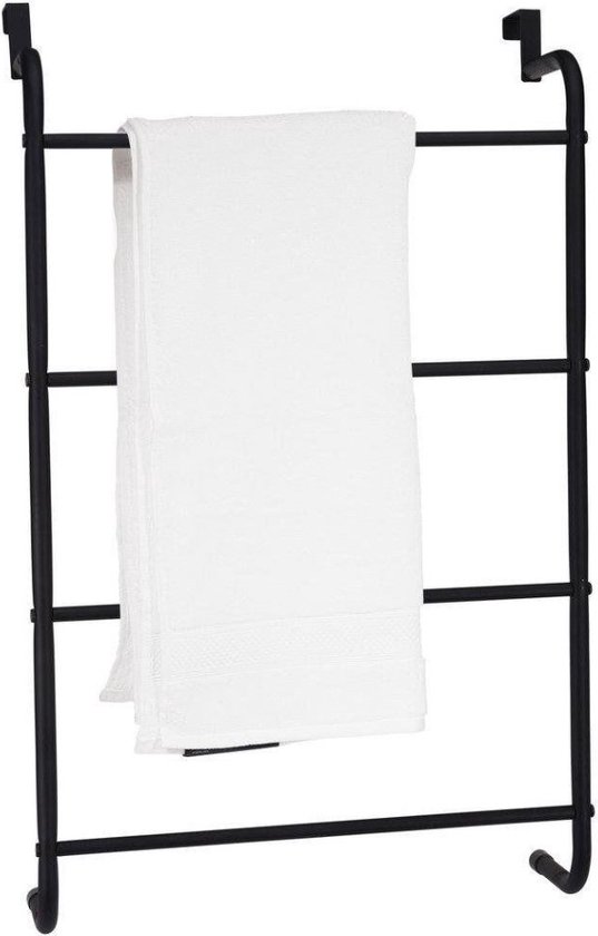 Handdoekrek Metaal Zwart