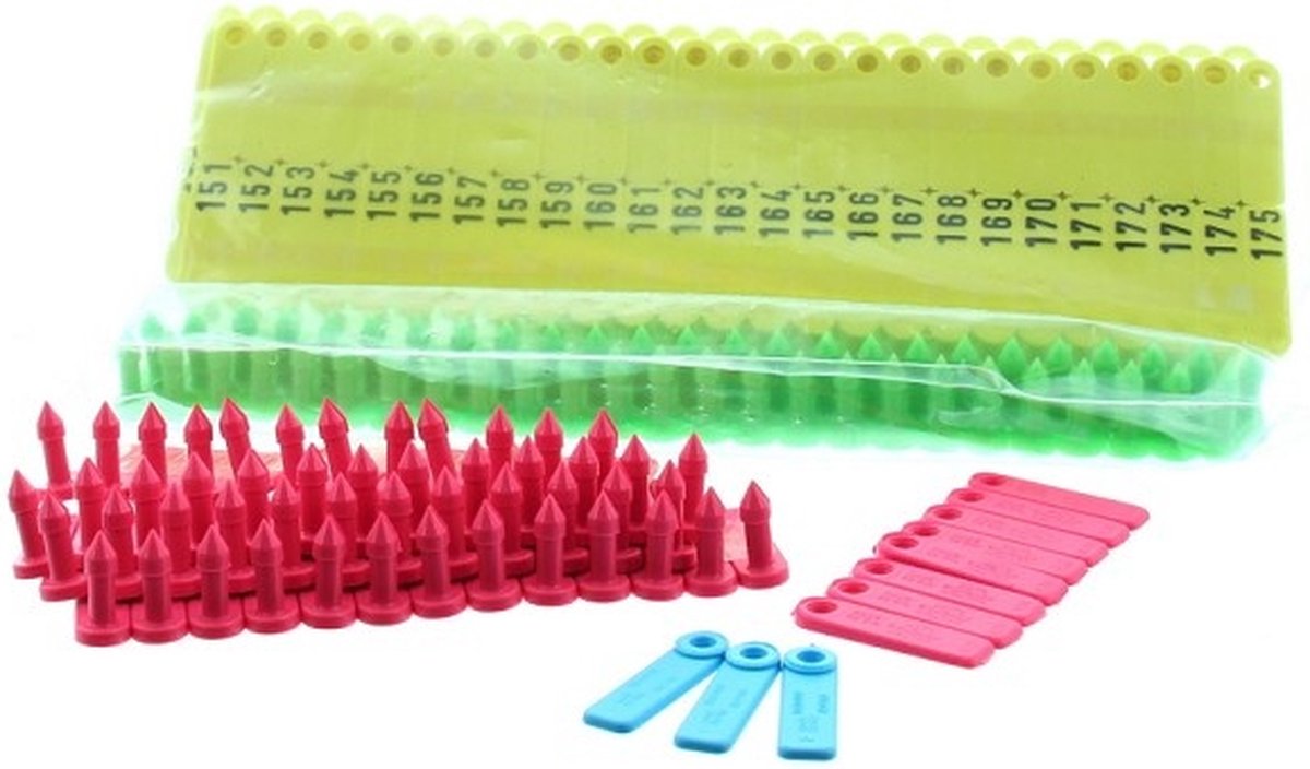 Rototag Oormerken twintag Wit nr. 51 - 100