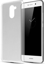 Cadorabo Hoesje geschikt voor Huawei Enjoy 7 PLUS in VOLLEDIG TRANSPARANT - Beschermhoes gemaakt van flexibel TPU Silicone Case Cover