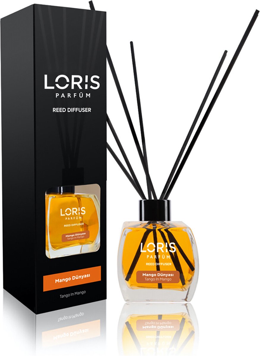 LORIS - Parfum - Geurstokjes - Huisgeur - Huisparfum - Tango in Mango - 120ml